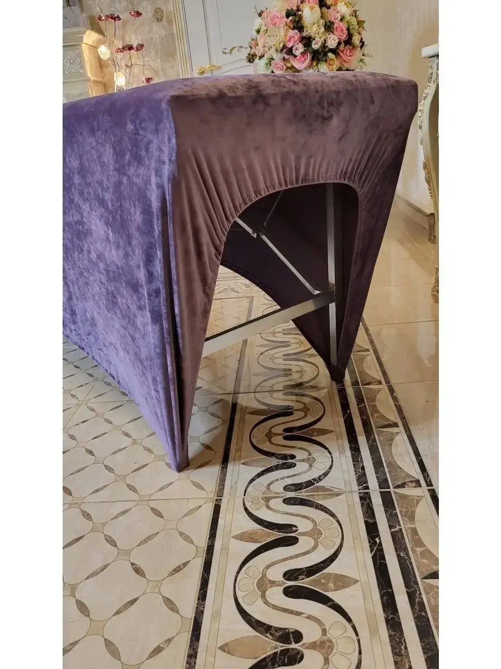 Чехол на кушетку велюровый 190/70 удлиненный