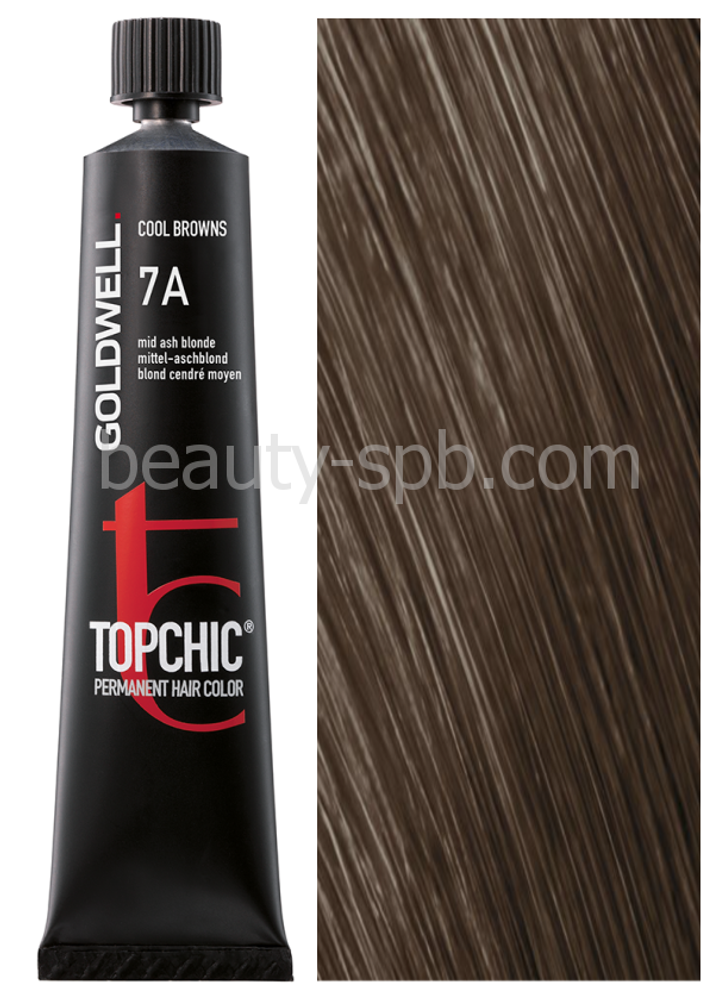 Goldwell Topchic 7A пепельно-русый 60 мл