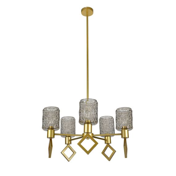 Подвесная люстра Indigo Preda V13025/5R Gold V000469