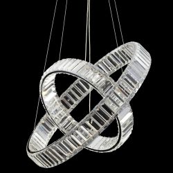 Citilux Чезаре CL338261 LED Люстра хрустальная с пультом Хром