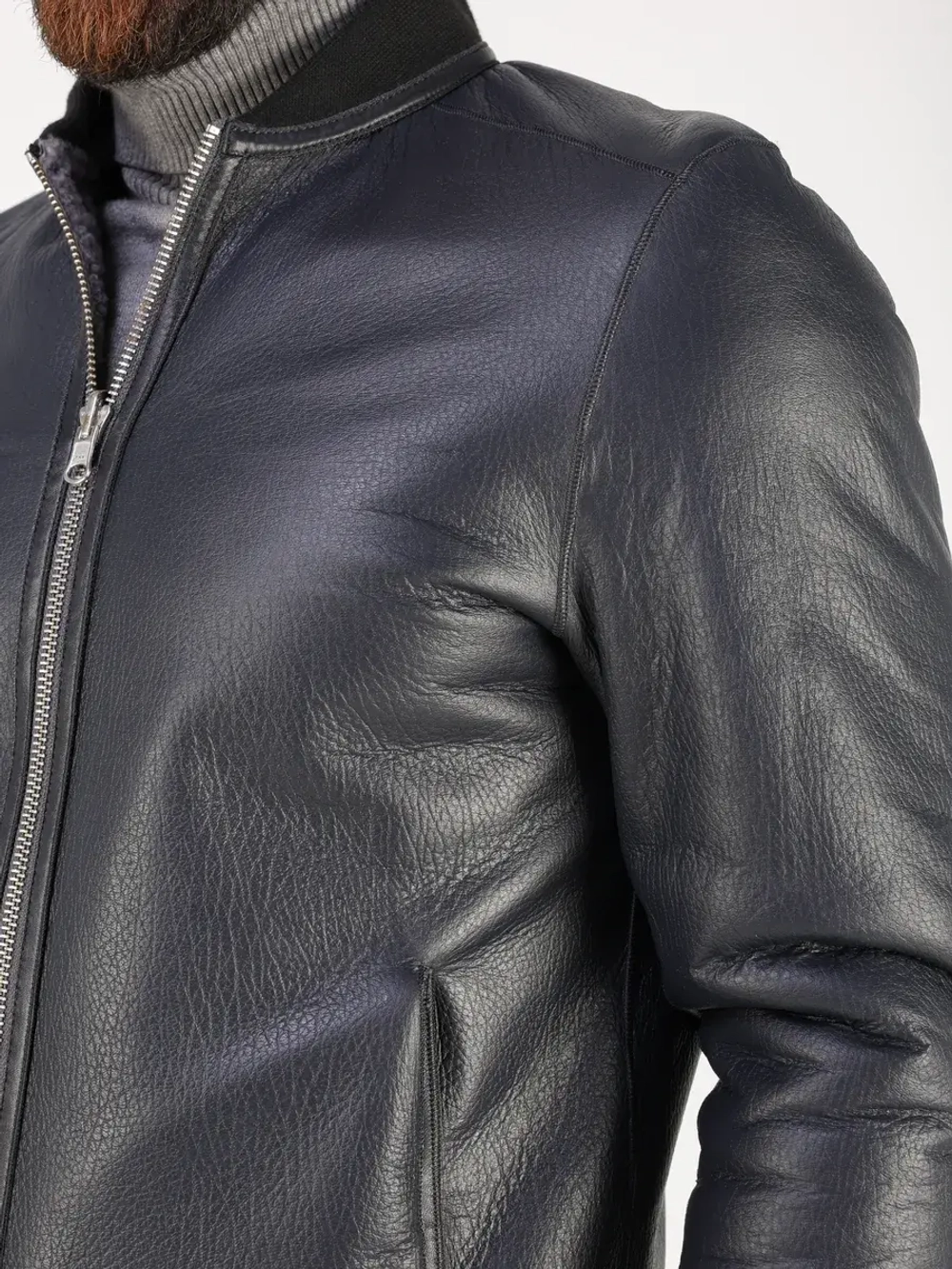 Дубленка натуральная куртка зимняя двухсторонняя шуба бобмер