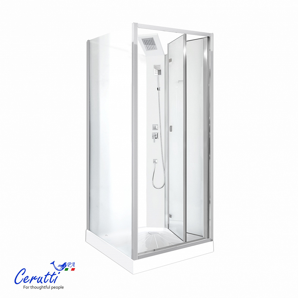 Душевая кабина Ceruttispa БЕЛЛА (BELLA) 90F (90x90x215-225)