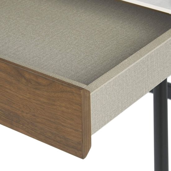 Письменный стол Fango 100х55 металл, дерево и керамическая столешница