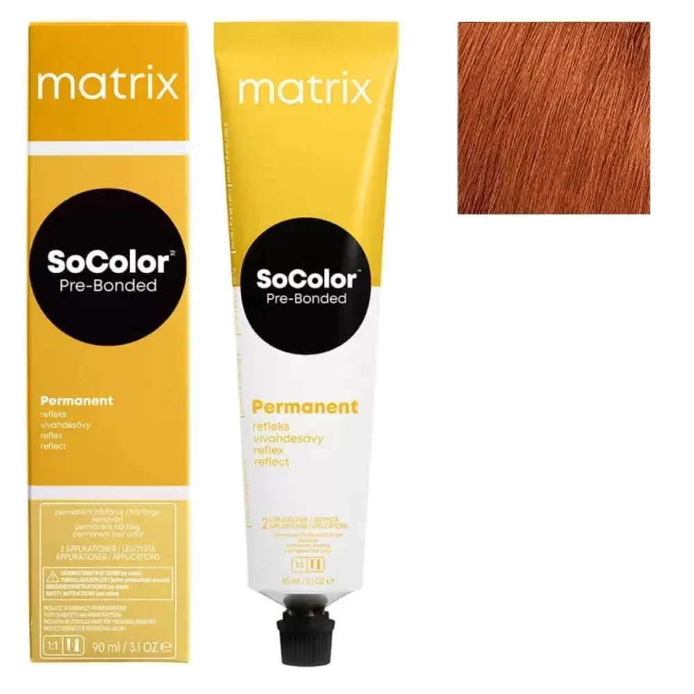 Matrix SoColor Pre-Bonded 7C Блонд медный Крем-краска для волос, 90мл