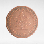 Germany, 1 Pfennig, 1978, (Hamburg Mint - "J"), VF
