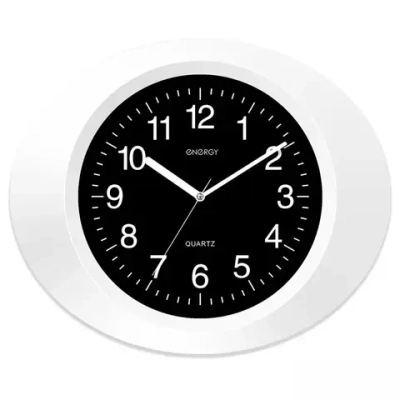 Часы настенные кварцевые ENERGY модель ЕС-05 овальные