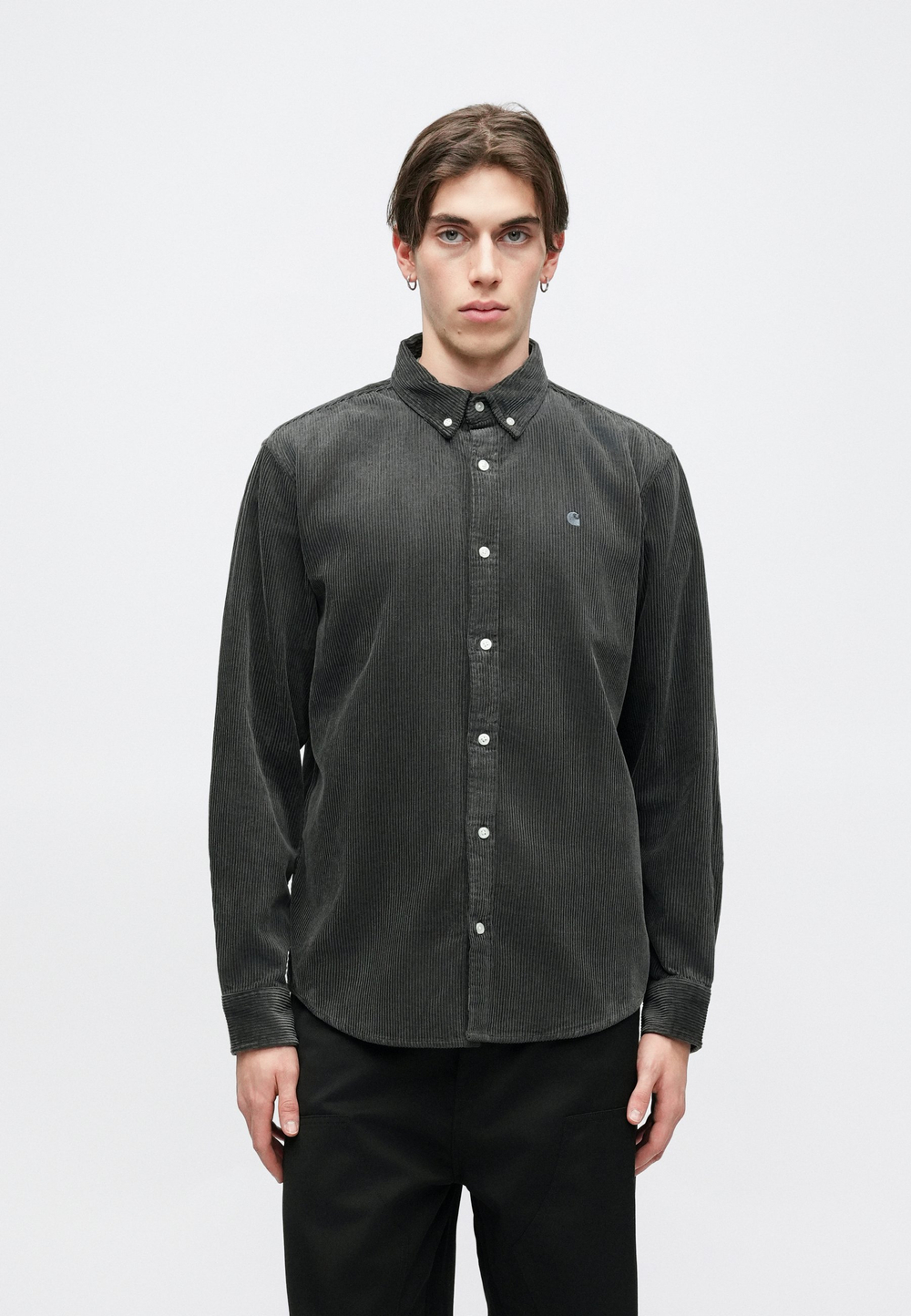 Carhartt WIP MADISON - Рубашка - Серый