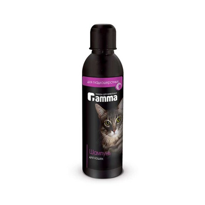 Gamma Шампунь для кошек гладкошерстных 250мл