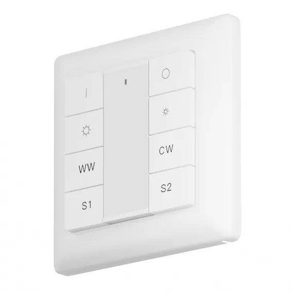 Кнопочная настенная панель 8-ми клавишная DALI Lighting control 721053