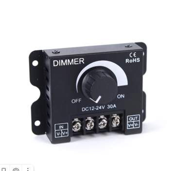 Диммер для светодиодной ленты 12-24V, 30A 360 W
