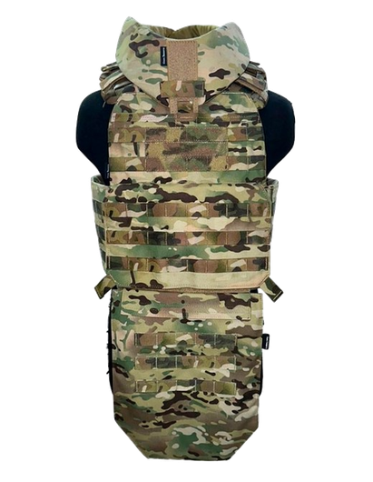 Бронежилет СпецZащита SZ1813 класса Бр4 (5а) с напашником, мультикам