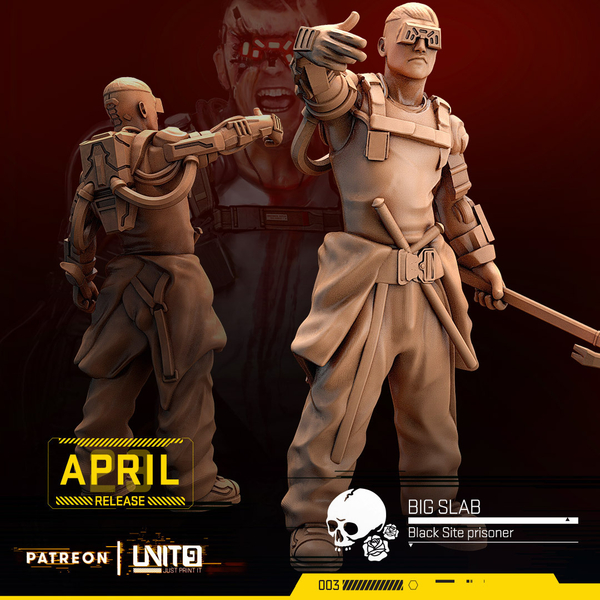 Тюремные бунты Cyberpunk - Prison Riots Миниатюры 32-56-75mm (75mm / 6)