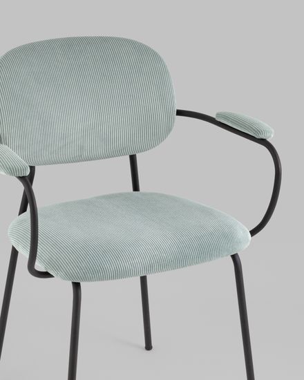 Стул Кэрол серо-голубой