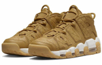 Кроссовки Nike Air More Uptempo Wheat Gum Air (Женская размерная сетка)