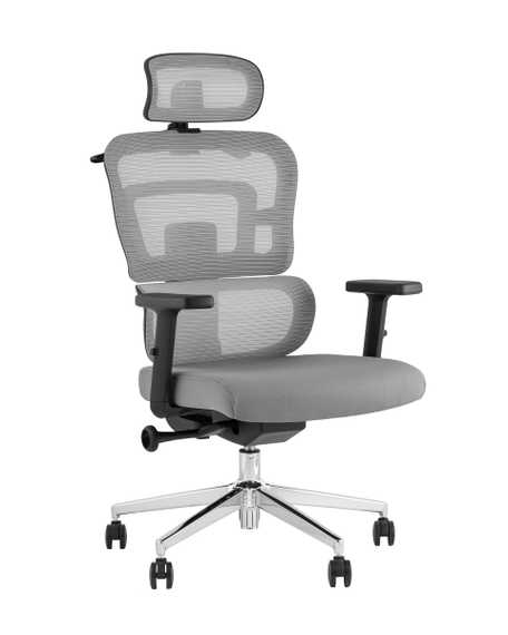 Компьютерное кресло TopChairs Techno офисное серое