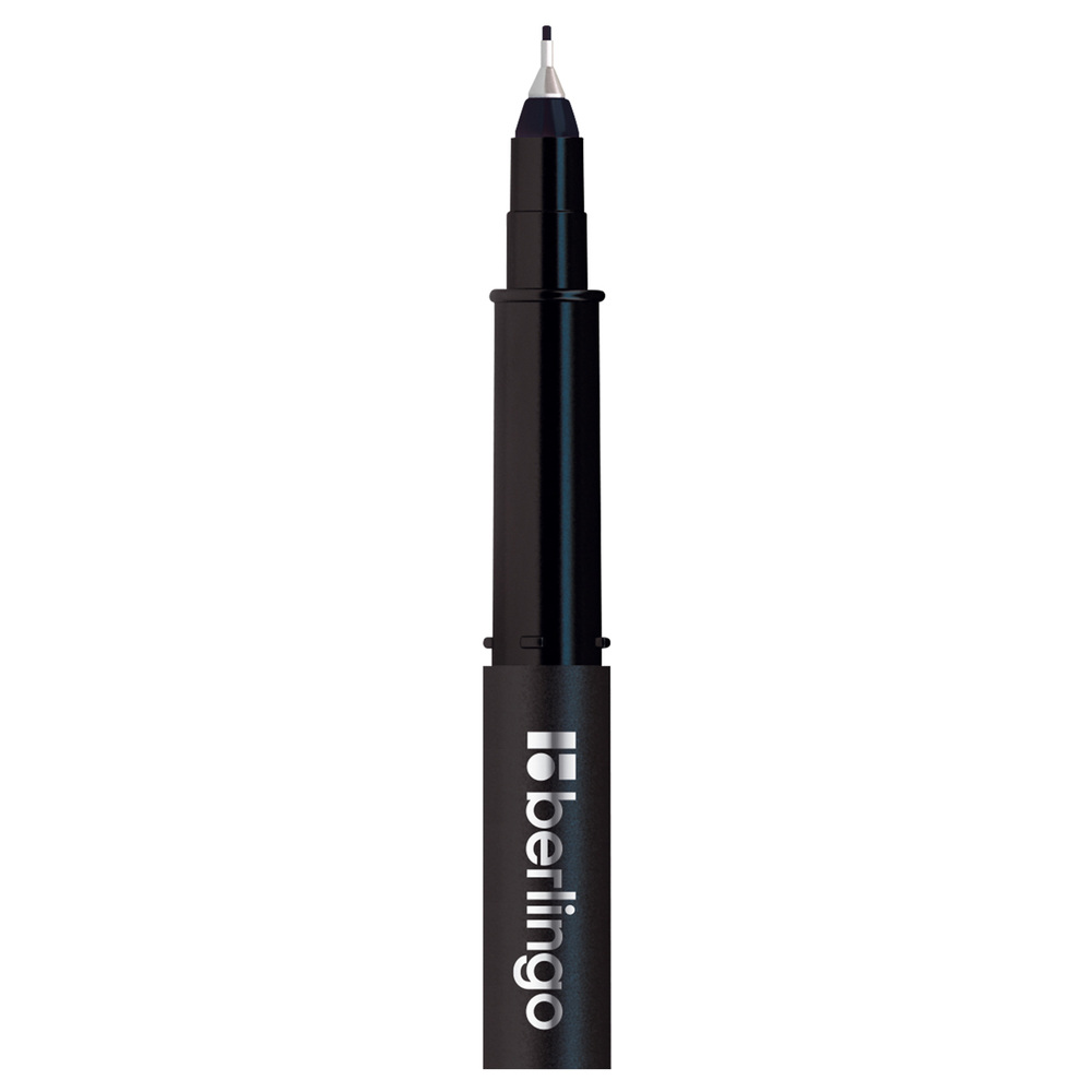 Ручка капиллярная Berlingo "Liner pen" черная, 0,4мм