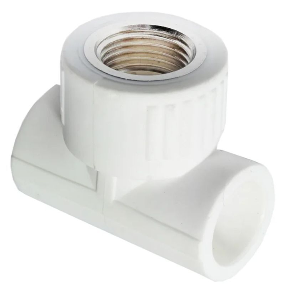 Тройник комбинированный PPR HP 32x3/4 RTP Белый н/р