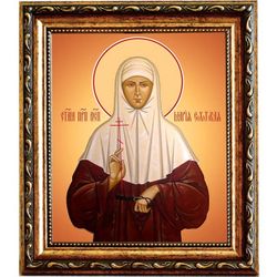 Мария Сохотская (Пошехонская) преподобноисповедница. Икона на холсте.