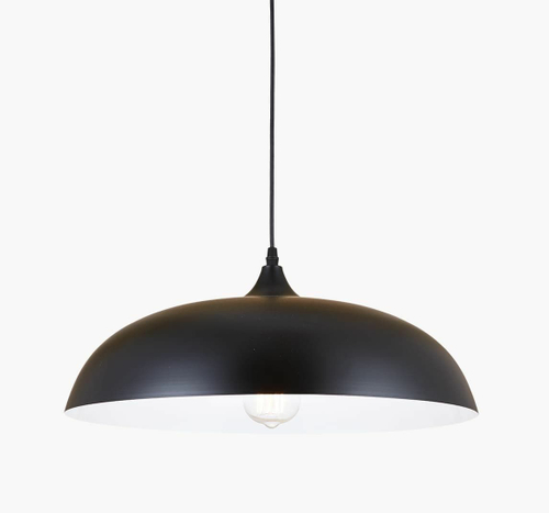 DLC-V105 E27 BLACK Светильник декоративный подвесной ТМ Fametto, серия Vintage. Без лампы. Материал металл, цвет черный. d-450мм, h-1000мм.