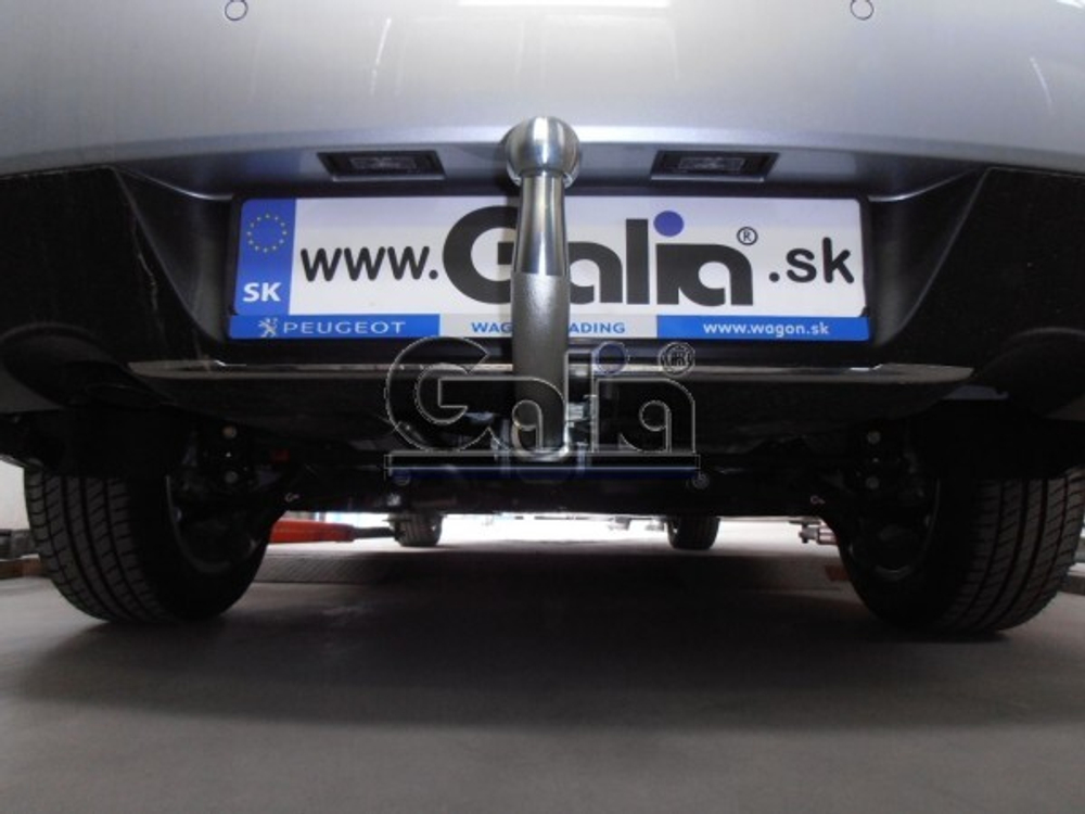 Фаркоп оцинкованный Galia P043A для Peugeot 508 седан 2011-(паспорт и сертификат в комплекте)(без электрики)
