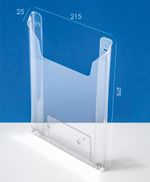 Карман буклетница А4 (акрил, на саморезы) верт 25мм