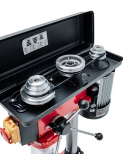 Стационарный (настольный) сверлильный станок Number One NBM 750S (220В/750Вт/9 скоростей/D16 мм) с тисками