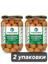Оливки Marmarabirlik зеленые CIZIK M 670 г x 2 шт