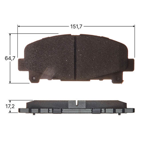 Колодки тормозные дисковые Avantech передние AV0336
