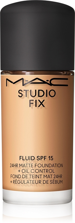 MAC Cosmetics Mini Studio Fix Fluid SPF 15 24HR Matte Foundation + Oil Control - Матирующая тональная основа SPF 15, 15 ml