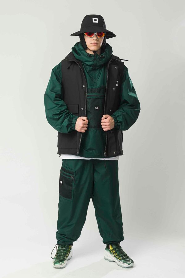 Анорак Square Wide Легкий зеленый темный - фото 4