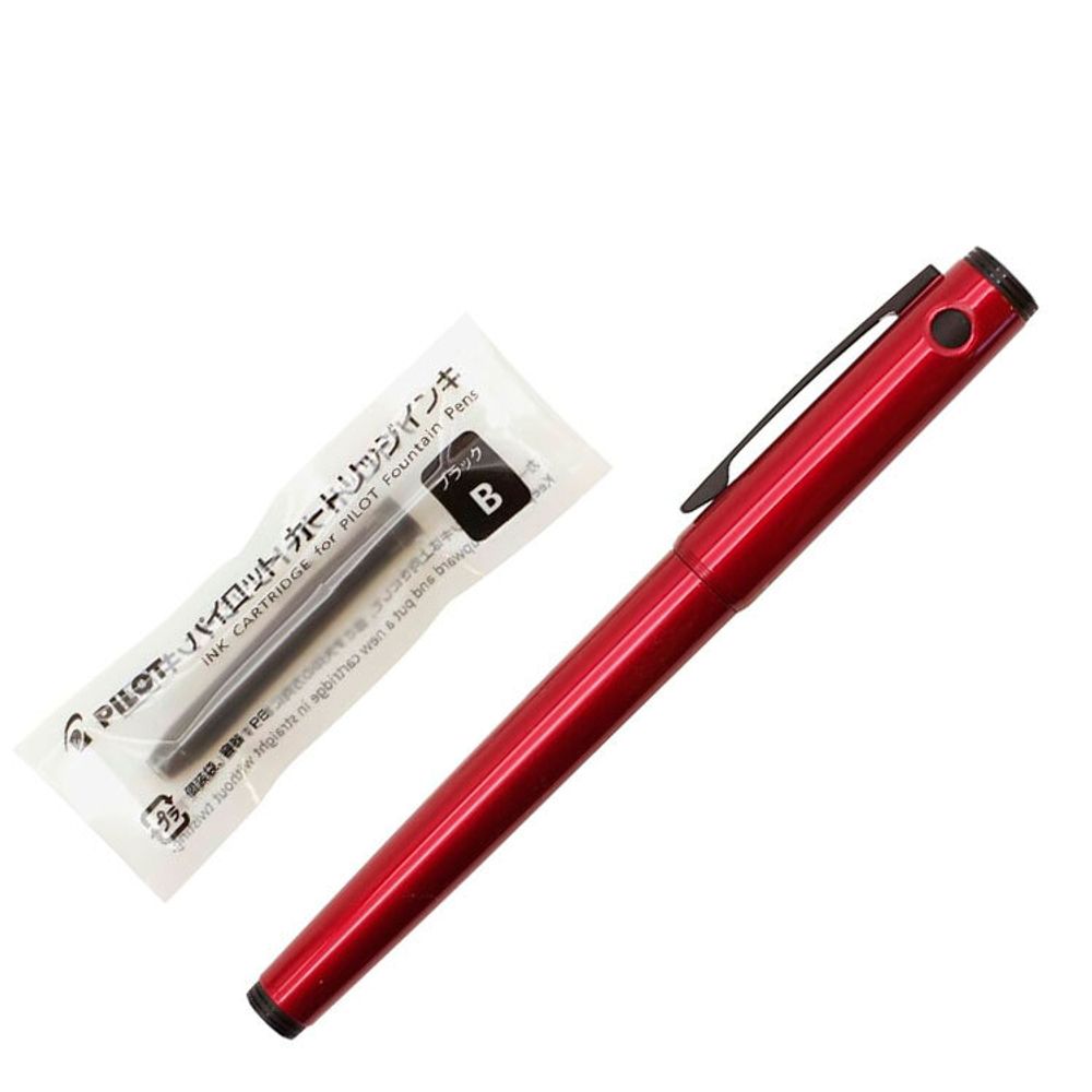 Перьевая ручка Pilot Litive с пером F красная (FLT-2SR-ARF) 2