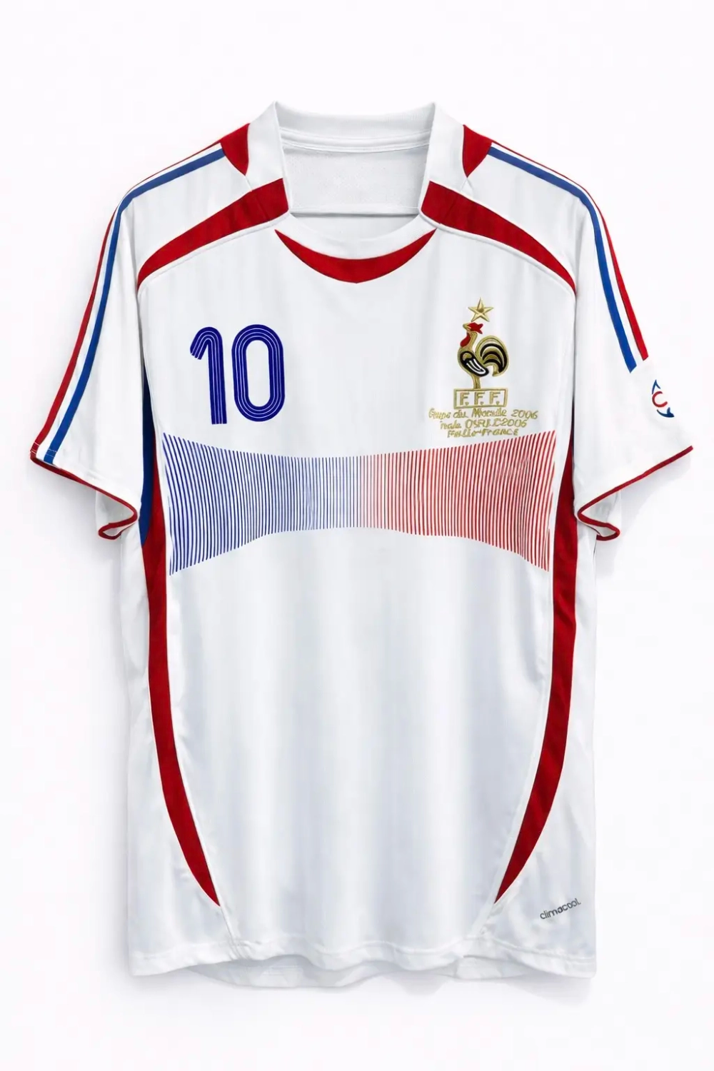 Футболка футбольная сборной Франции ЧМ2006 Зидан 10