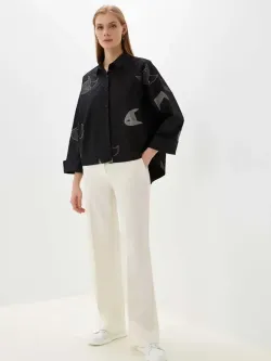 Рубашка  оверсайз  короткая