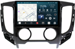 Магнитола для Mitsubishi L200 2015-2024 (кондиционер), FIAT Fullback - RedPower 425 Android 10, QLED+2K, ТОП процессор, 6Гб+128Гб, CarPlay, SIM-слот