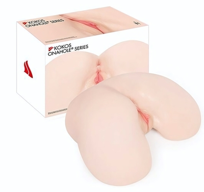 Мастурбатор-полуторс с двойным слоем материала Maria Onahole Real Vagina (Цвет: телесный)