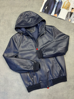 Кожаная куртка Kiton