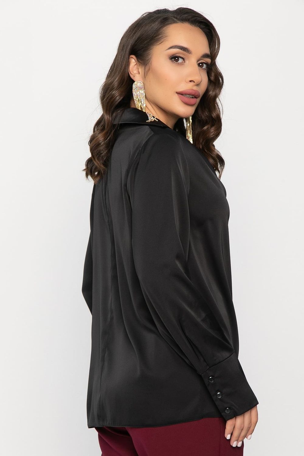 Блуза Шелковая сказка (черная) Б14379-33М LT Collection