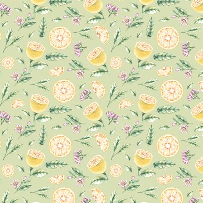 Лимоны и цветы