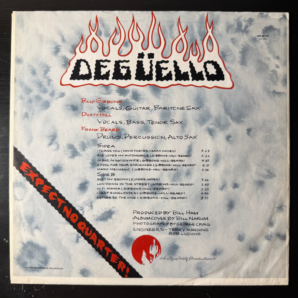 Виниловая пластинка ZZ Top - Deguello LP