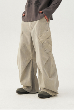 Брюки Nothomme Monterest Year of the Horse Limited Edition Vintage Washed Pleated Curved Cargo Pants