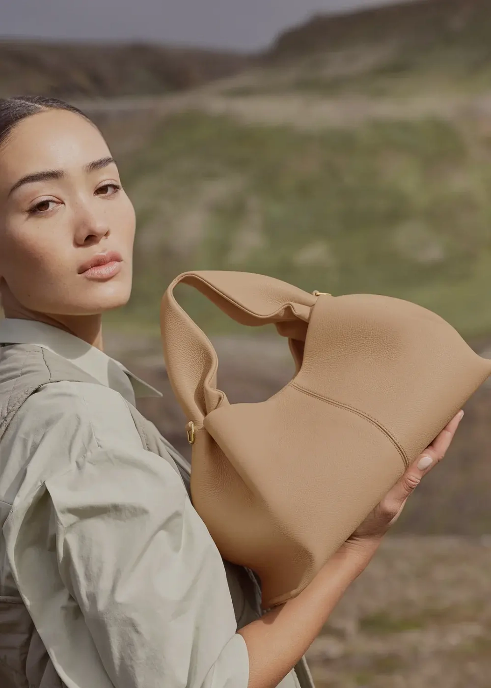 POLENE СУМКА NUMERO NEUF, БЕЖЕВЫЙ