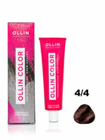 OLLIN COLOR 4/4 шатен медный 100 мл Перманентная крем-краска для волос