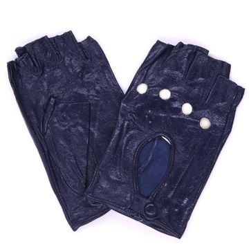 Перчатки Темно-Синие ( с дырочками )