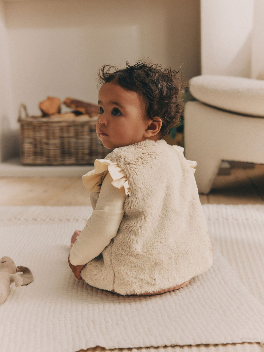 Комплект из трех предметов для девочки Next B06-321, Розовый, Бежевый