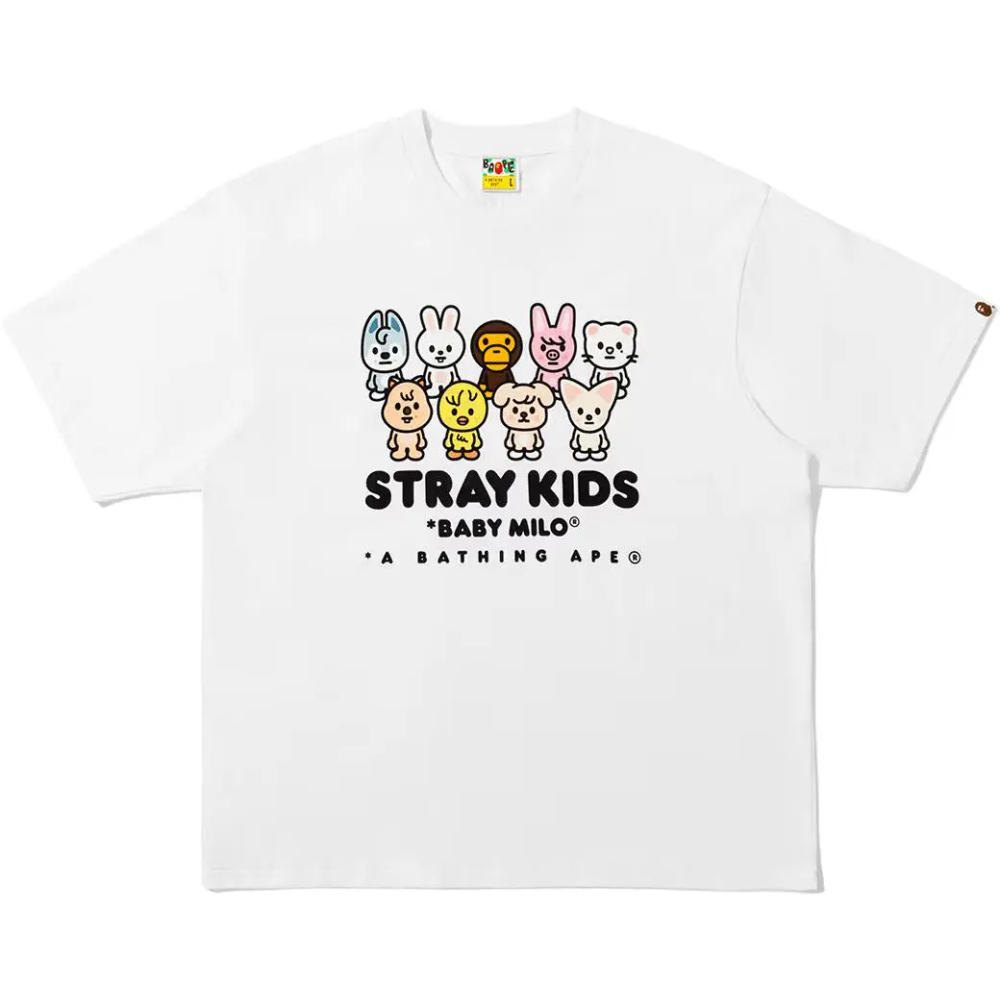 A Bathing Ape Bathing Ape X Stray Kids Stray Kids Collaboration Fw25 Футболка