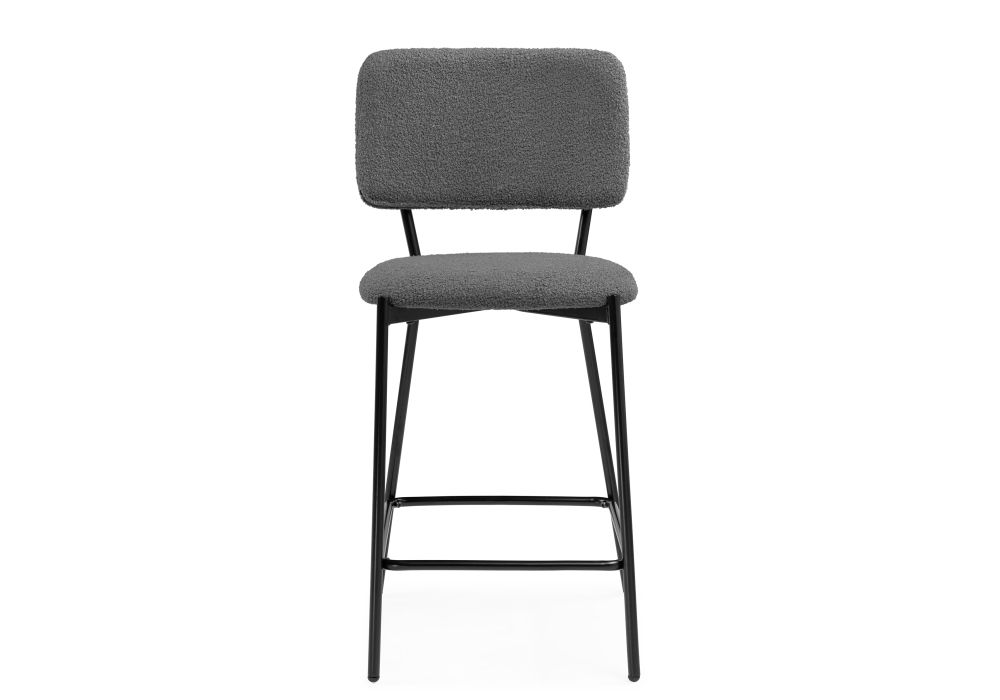 Полубарный стул Reparo bar dark gray / black