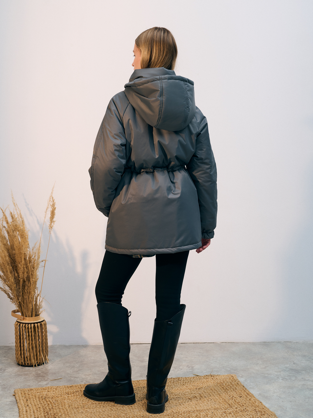 Куртка демисезонная "Нео" темно-серый