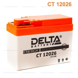 Аккумулятор Delta CT 12026 (12V / 2.5Ah) [YTR4A-BS]