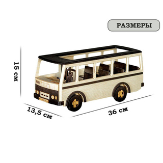 Деревянный конструктор Микроавтобус MINIBUS (TARG)