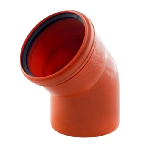 Отвод ПП (полипропилен) для наружной канализации 30гр. Дн 200, Политэк